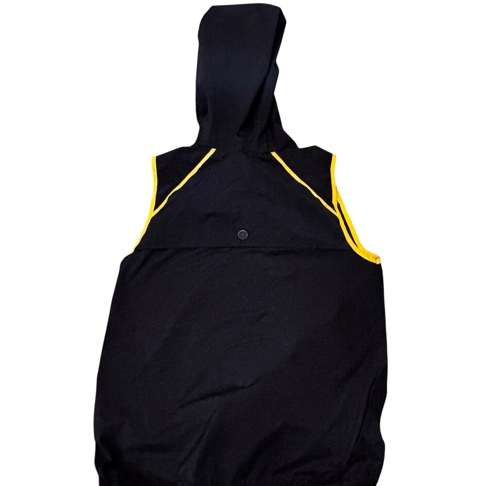 Hunter Kids Windbreaker Vest Yellow Trim Full Zip Size Small 6/6X - Picture 2 of 5